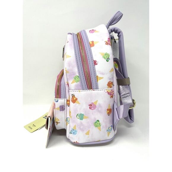 Loungefly Pokemon Ice Cream Mini Backpack Card Holder Wallet Set NWT main image 11
